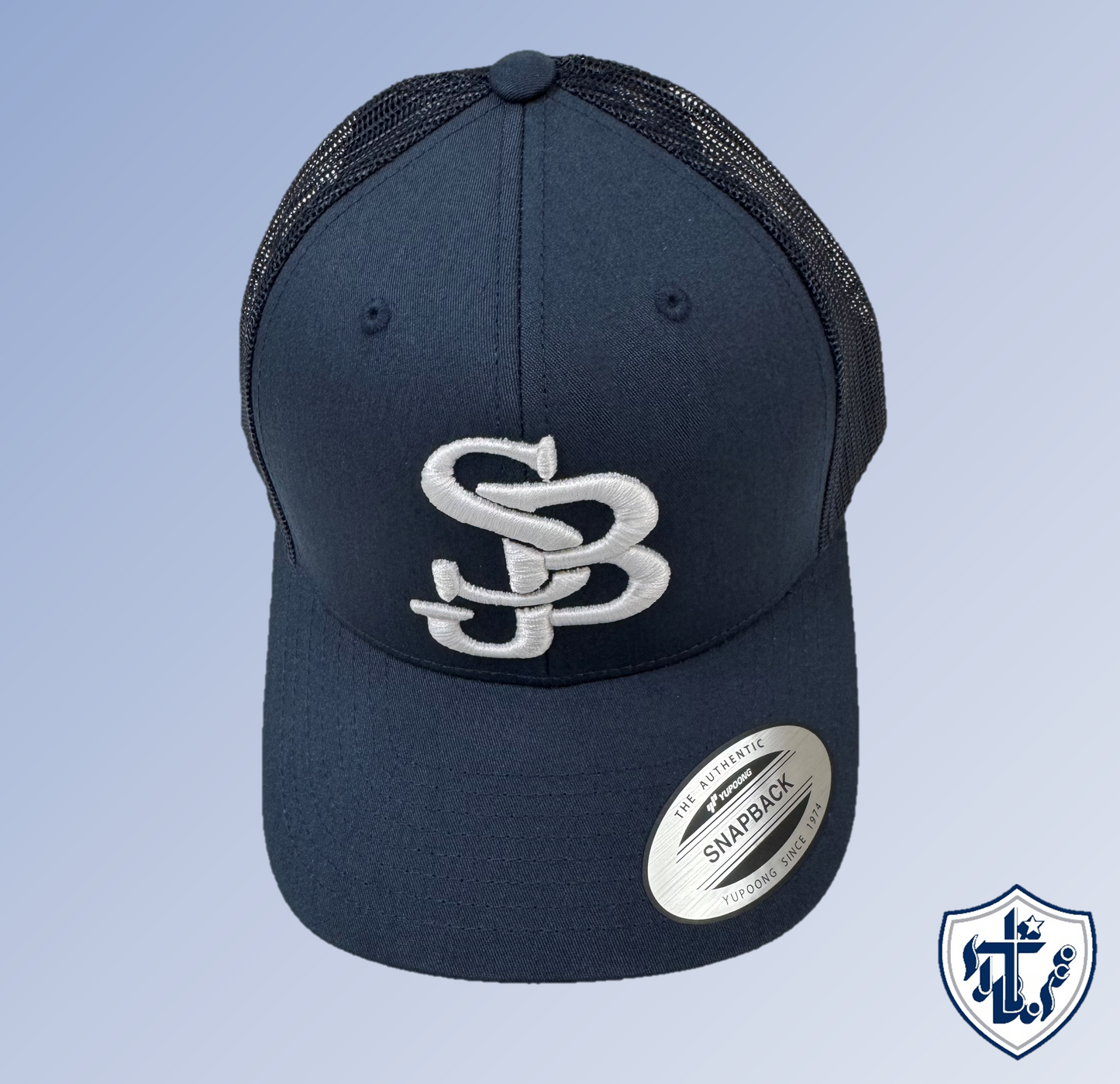 Baseball Snapback Cap-Navy : all