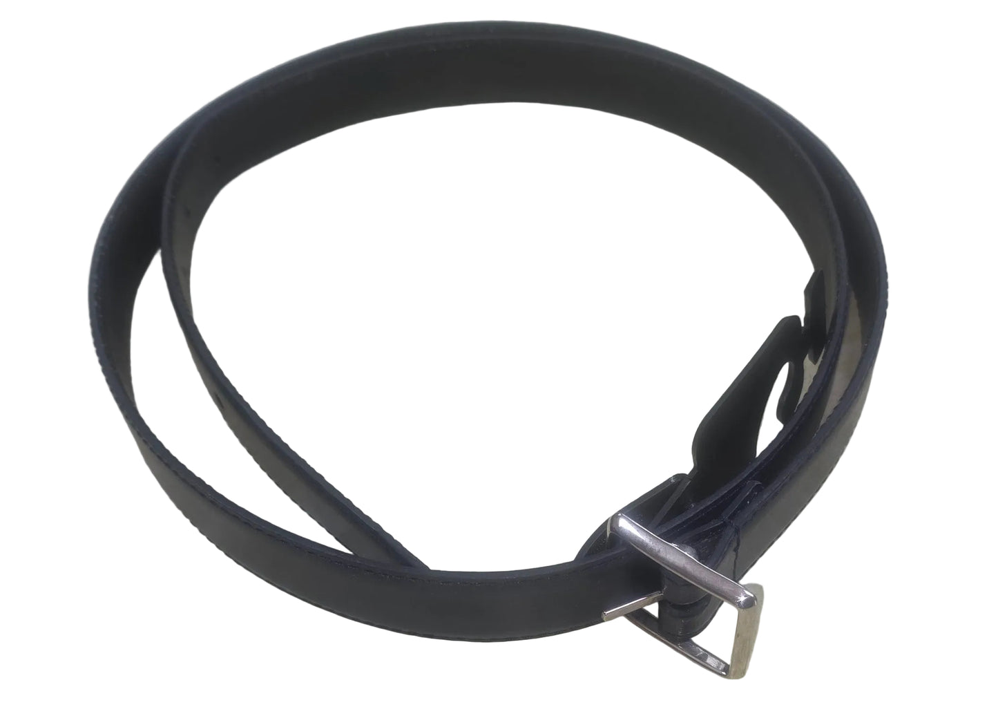Belt Leather ( 304-300 )-Navy/Blk : 44"