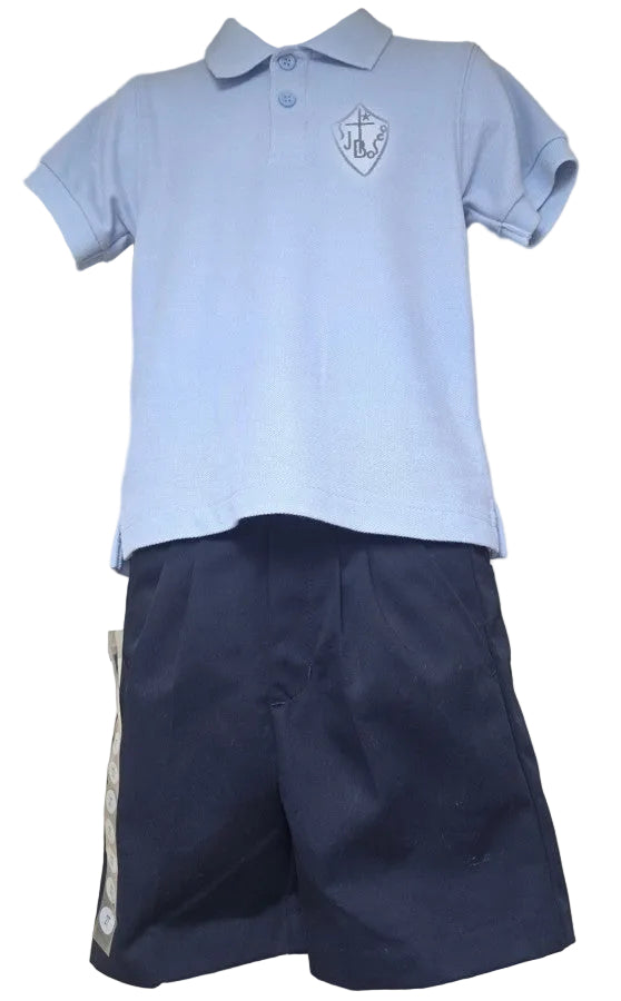 Polo Shirts Boy-L.Blue : 3T