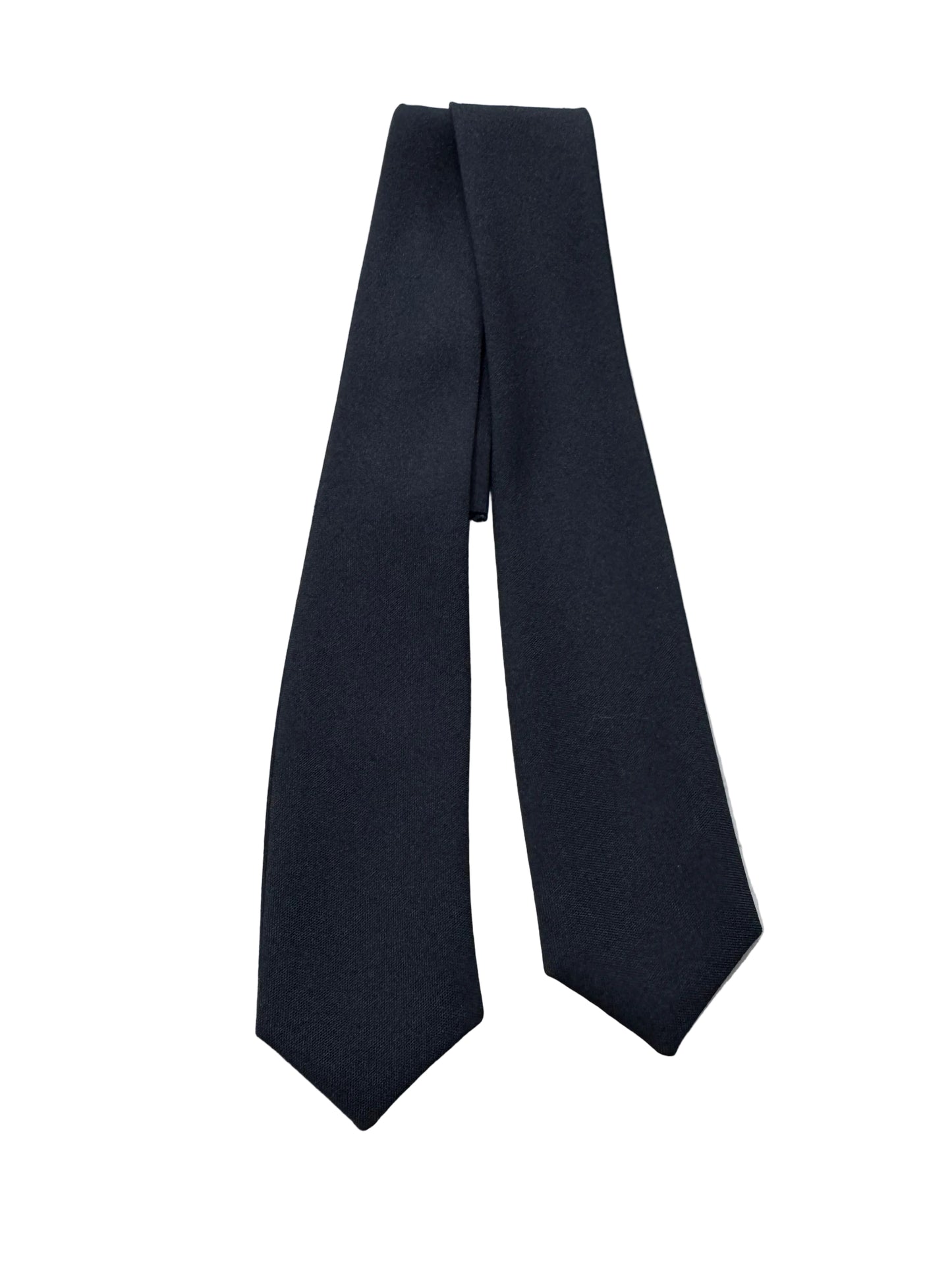 2 Piece Tie Navy 19 1/2-Navy : Large