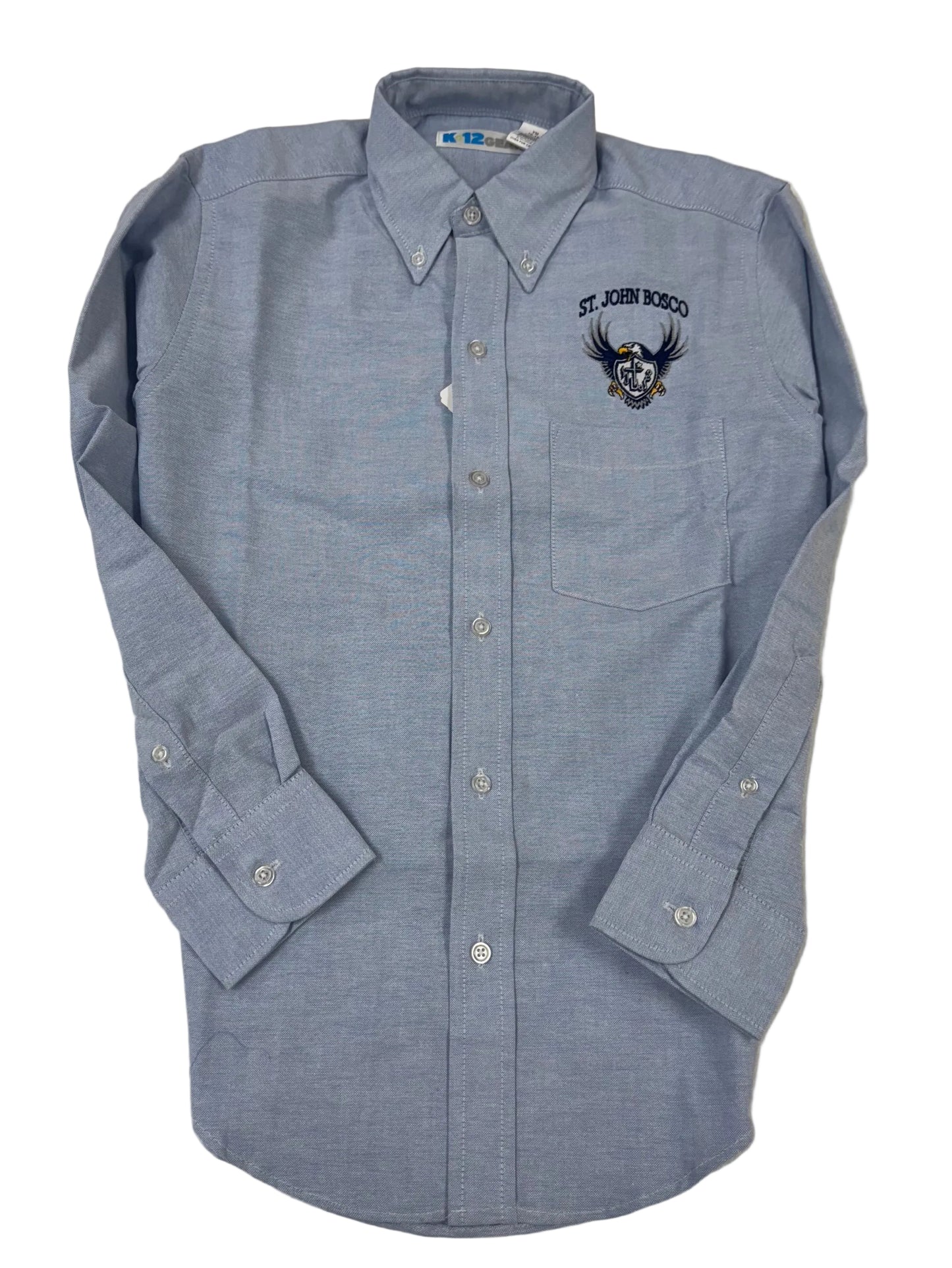 Dress Shirt Oxford Adult-L. Blue : A Sm