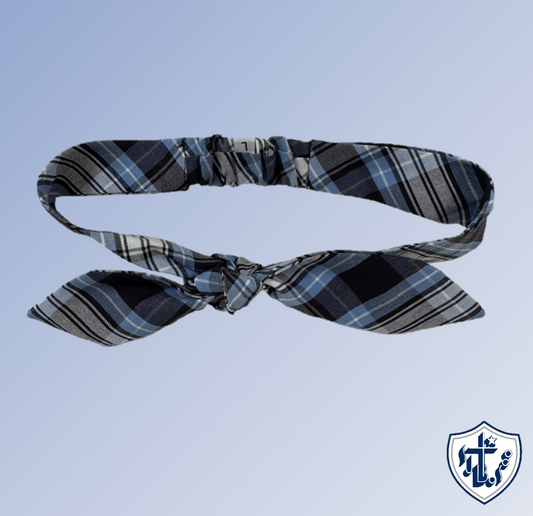 3 Way Fold Ribbon-plaid : 1 yard long