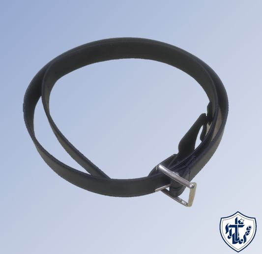 Belt Leather ( 304-300 )-Navy/Blk : 42"