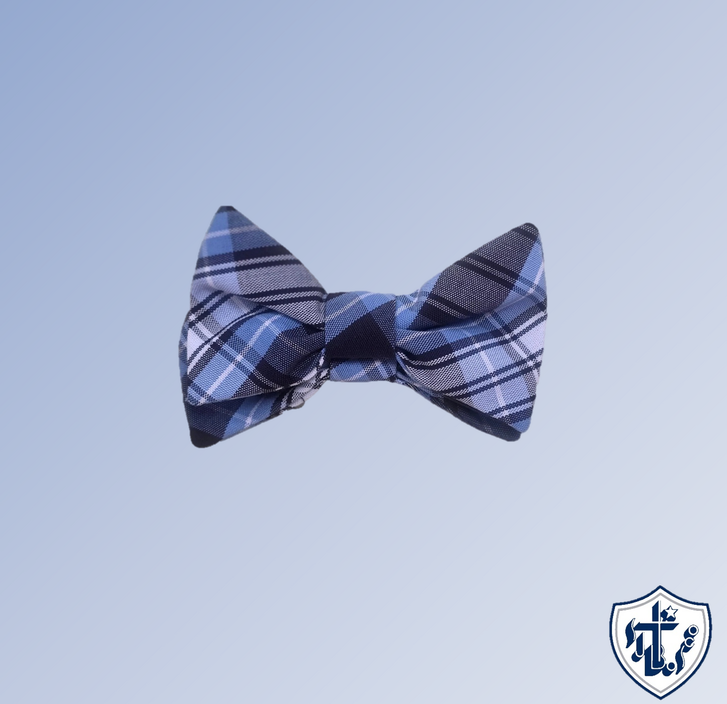 Bow medium pair-plaid : med