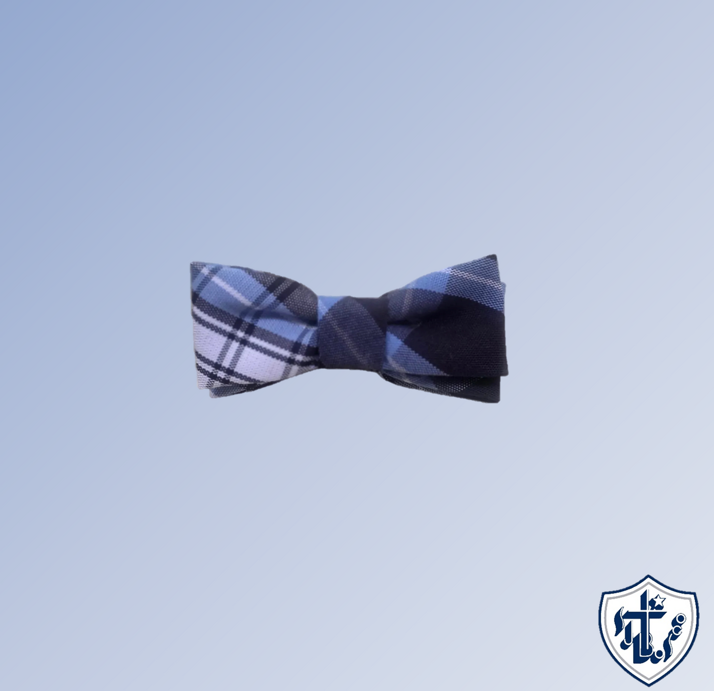 pair of small bows-2 plaid bows : small
