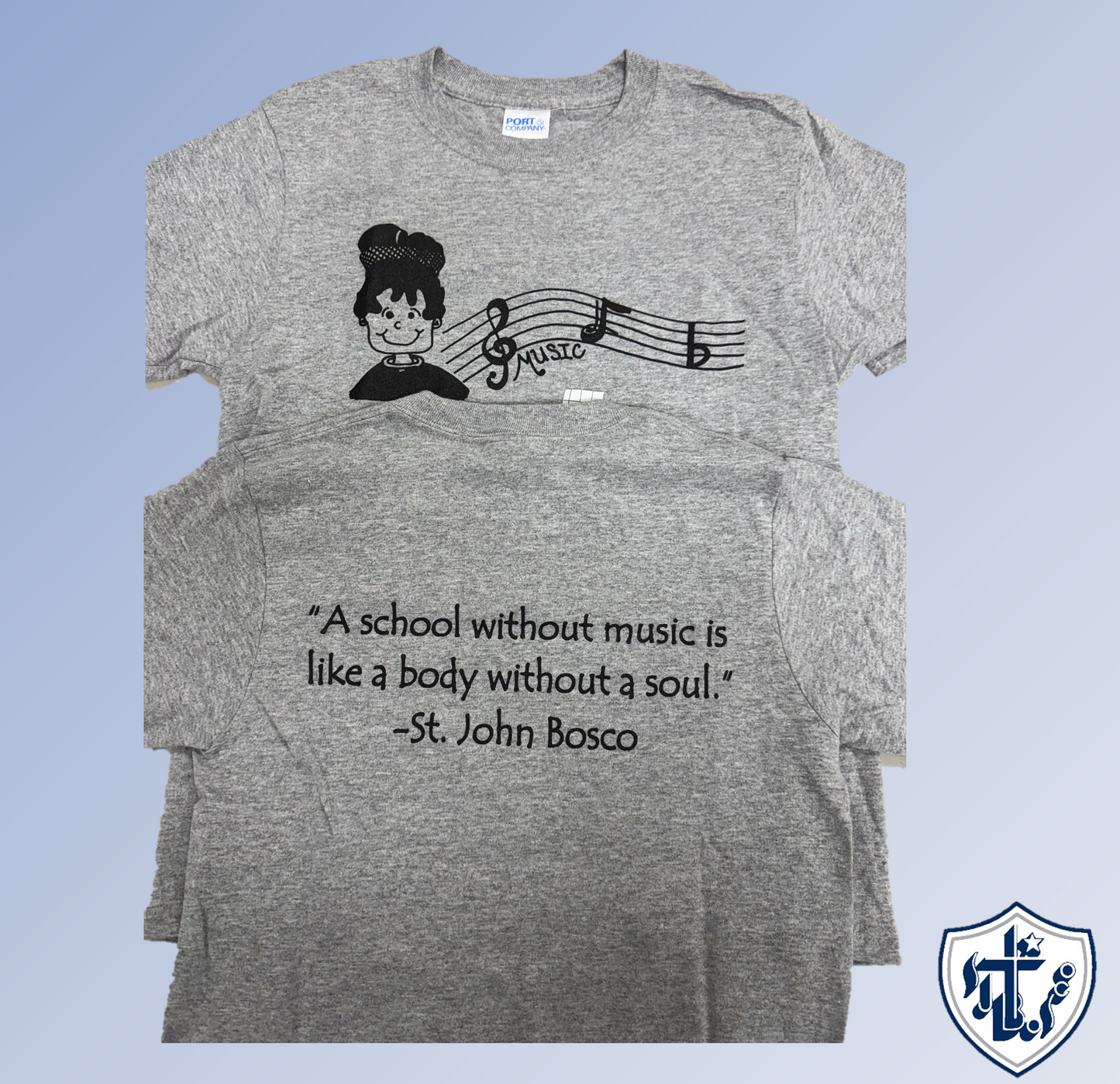 Choir t-shirts-Lt.Grey : AL