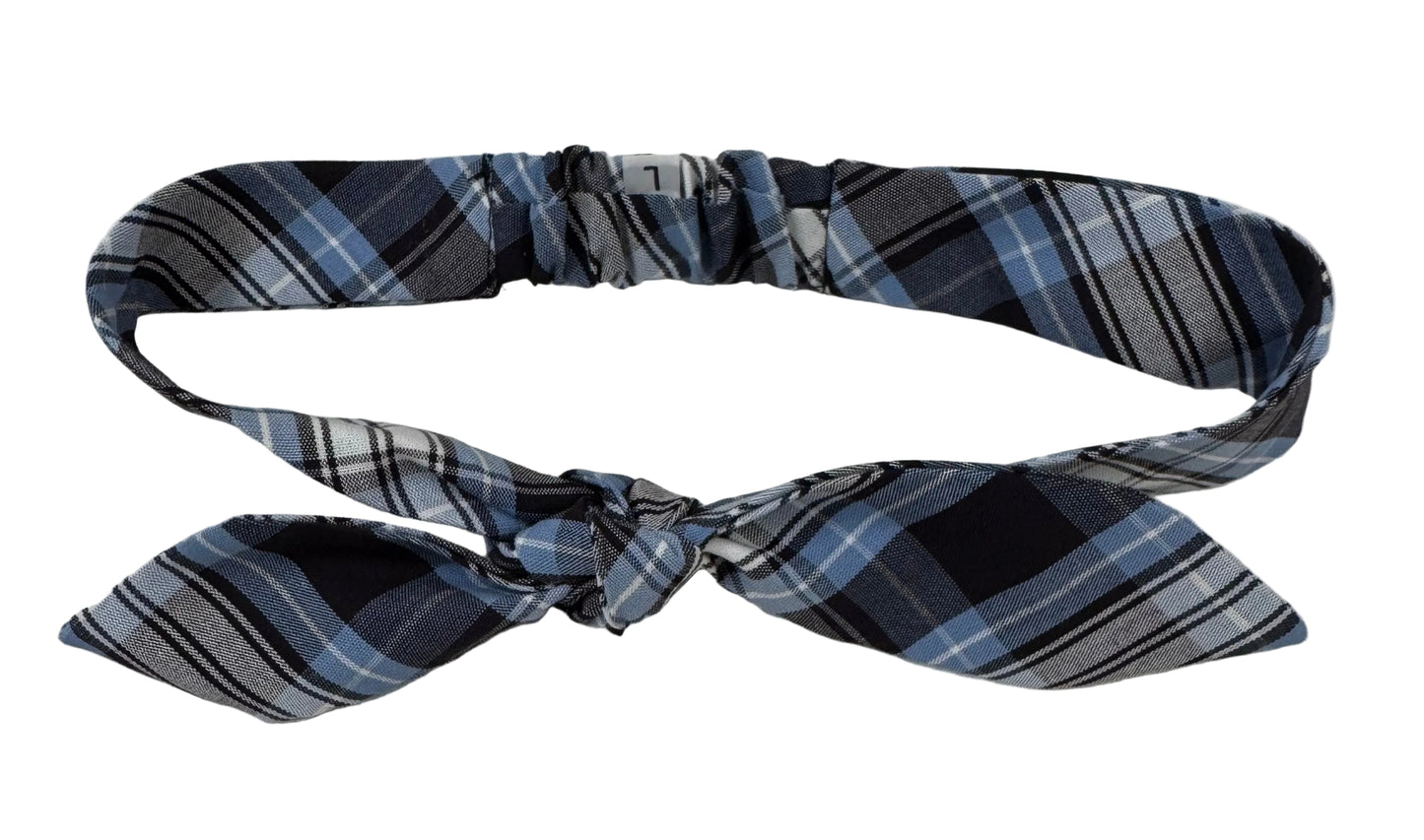 3 Way Fold Ribbon-plaid : 1 yard long
