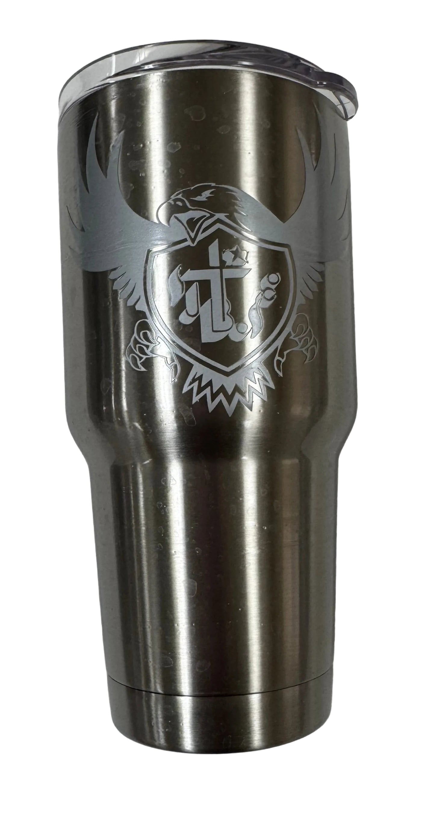 Stainless Steel Tumbler-Silver : 30 oz