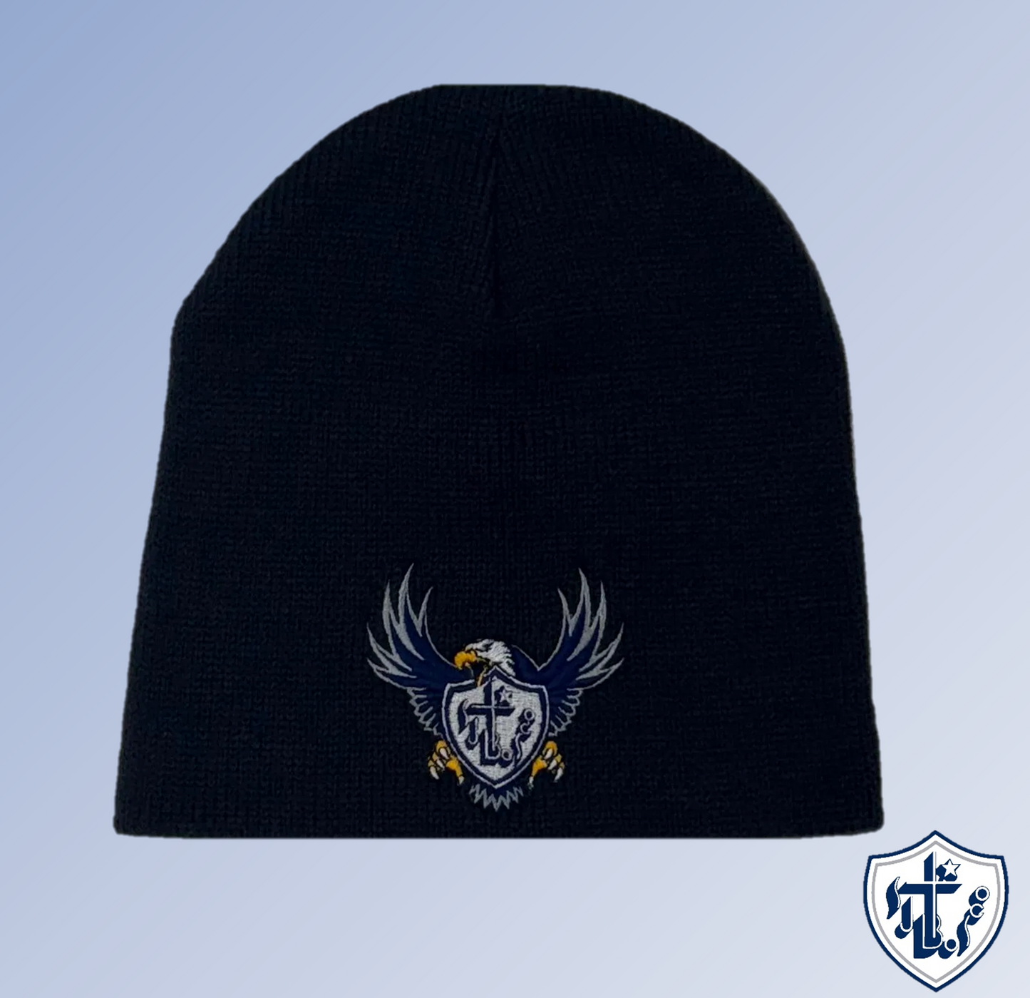 Knit Beanie Navy-Navy : one