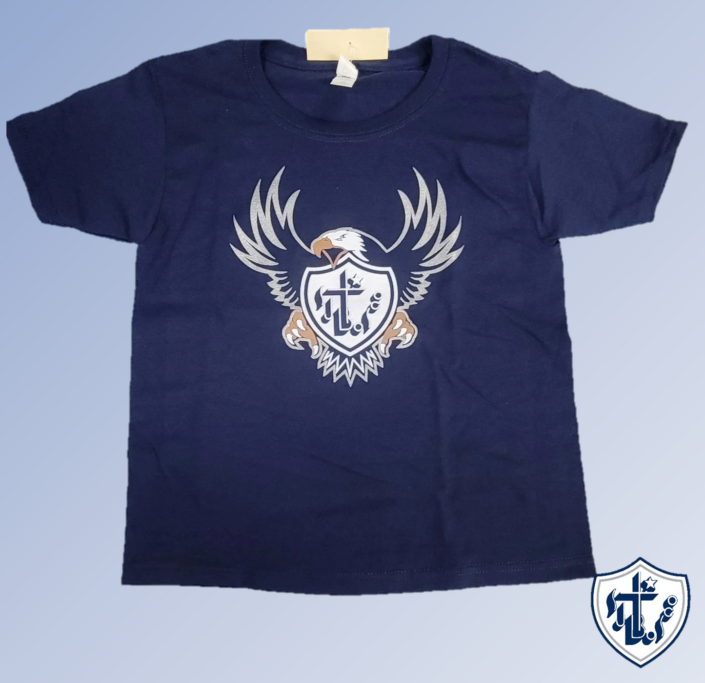 New PE T-shirt-navy : x-small
