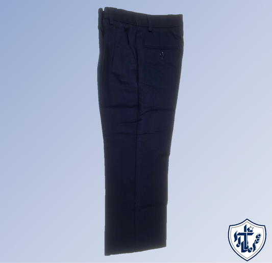 Pleated Pants Boys Slim-Navy : 6 Slim