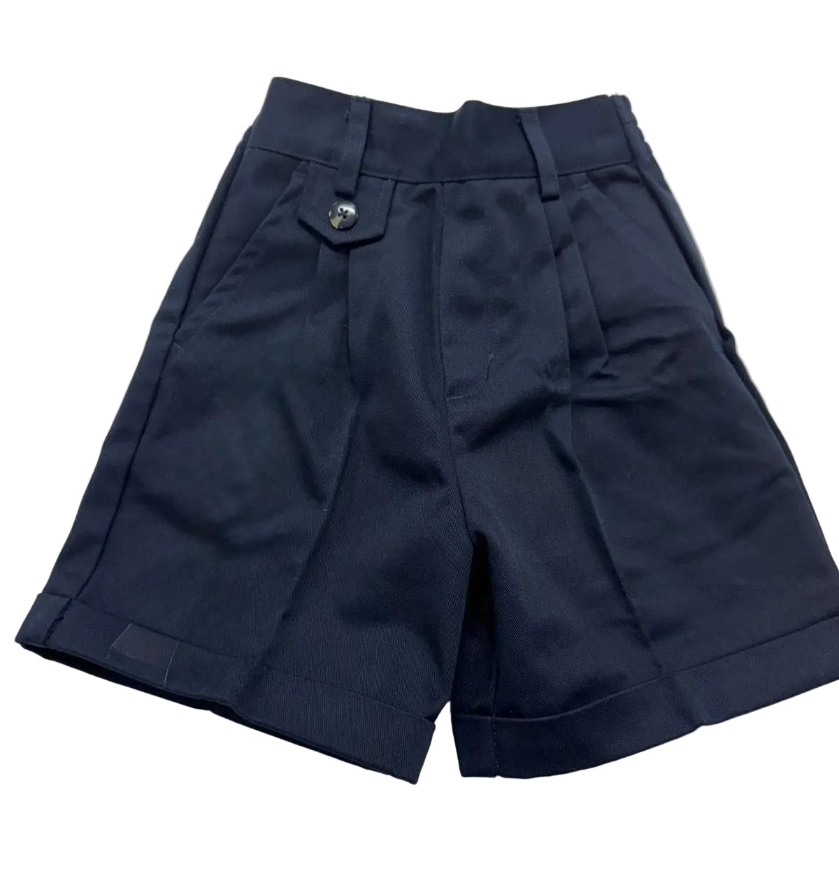 Pleated Shorts Girls-Navy : 8