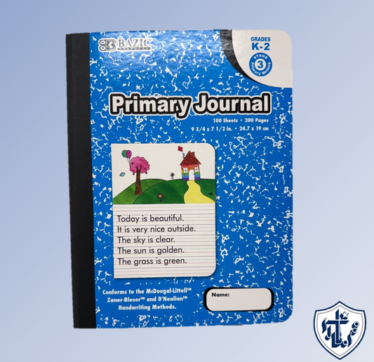 Primary Journal-black/white : 100 sheets