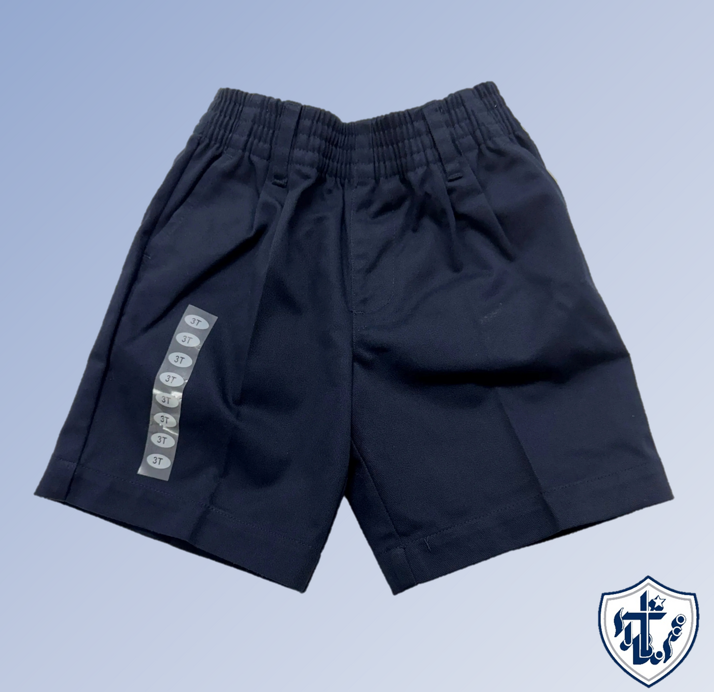 Pull-On shorts-NAVY : YL