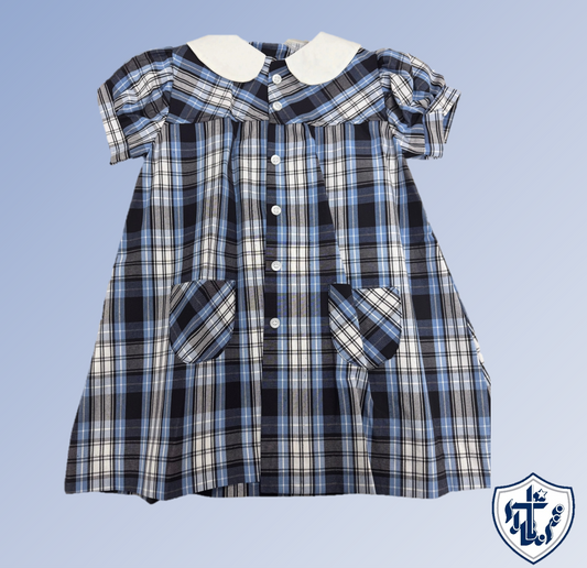 Smock A+1023BPG-Plaid : YXS/4-5