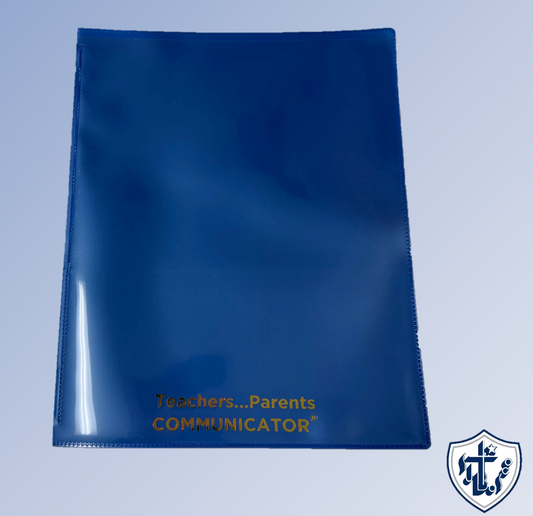 Teacher...Parent Communicator-blue #41 : 2 pockets