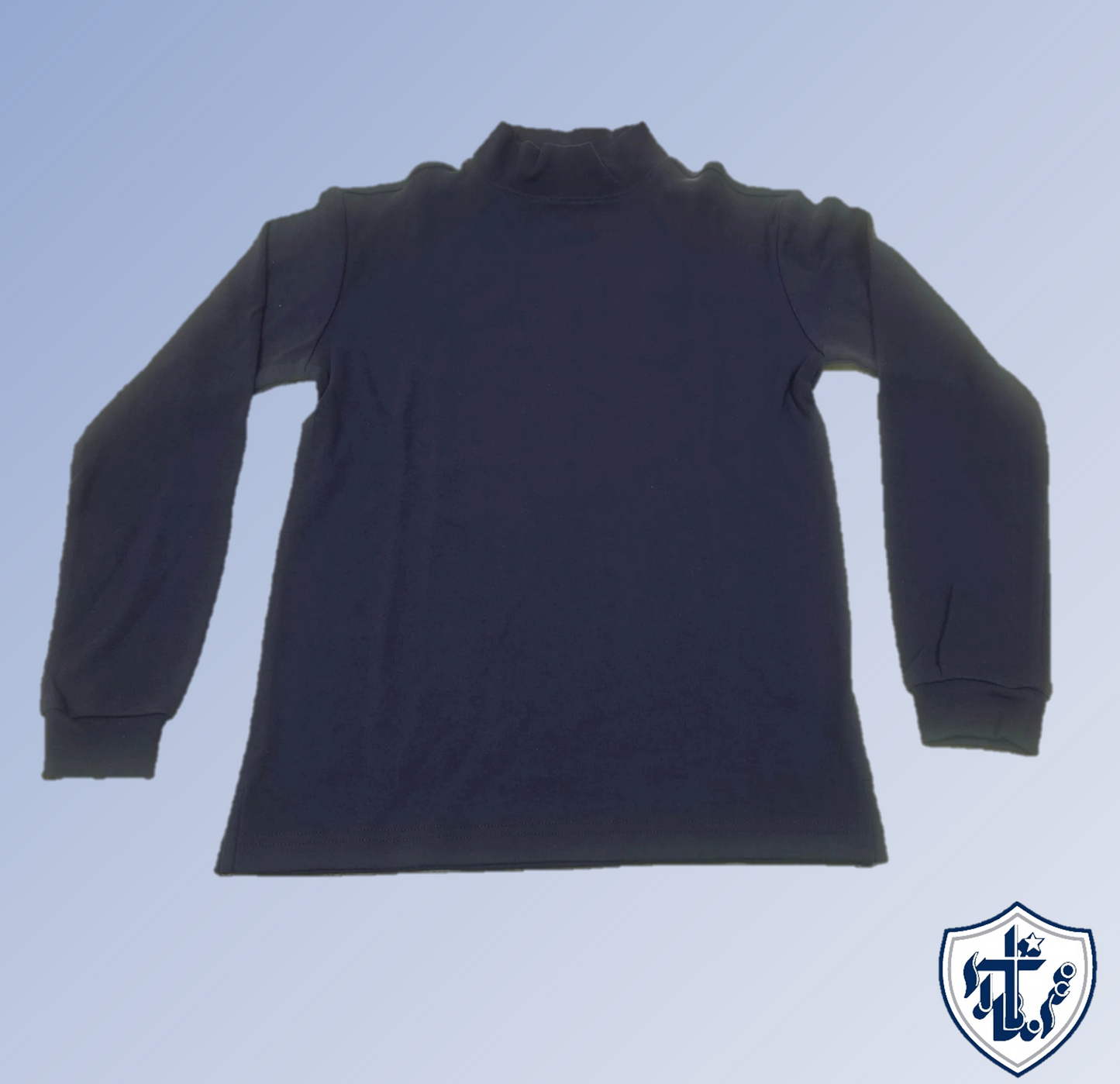 Mock Turtleneck-Navy : AL