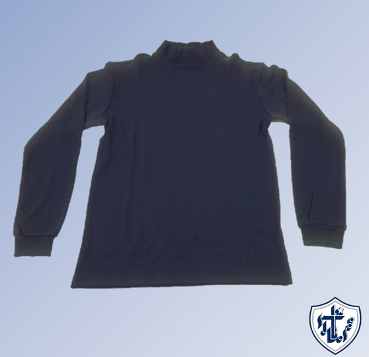 Mock Turtleneck-Navy : AL